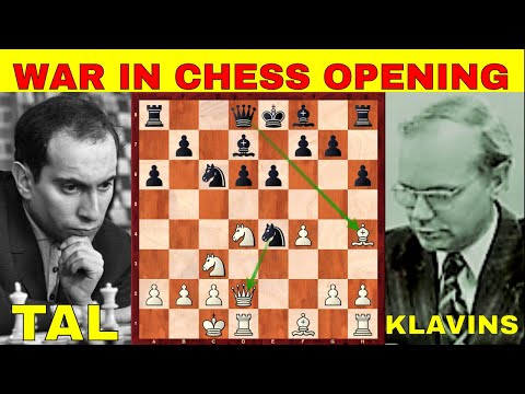 OPENING PA LANG RATRATAN NA?? || Tal,Mihail - Klavins,Janis || Olympiad Riga (7), 31.03.1959 #139