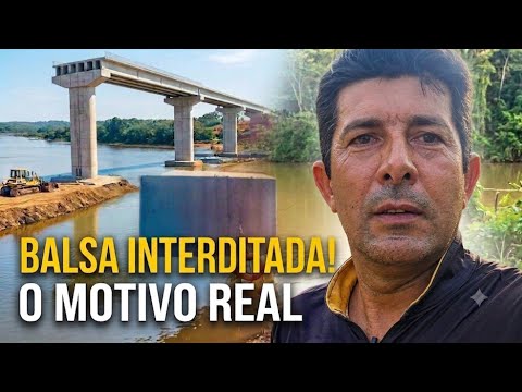 BALSA INTERDITADA NO RIO CORUMBATAÍ: O Motivo Real da Paralisação! 🚨​