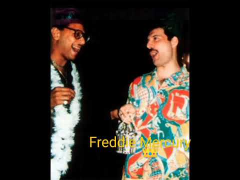 FREDDIE MERCURY ❤️with friend Peter Straker