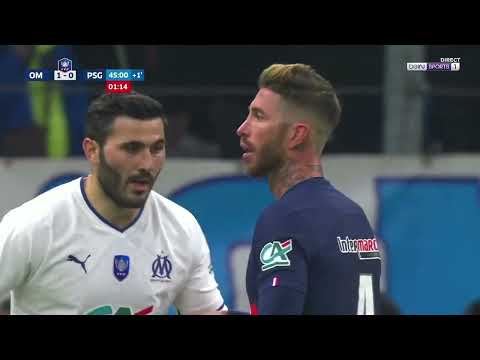 Sergio Ramos Goal - Marseille vs PSG 1-1