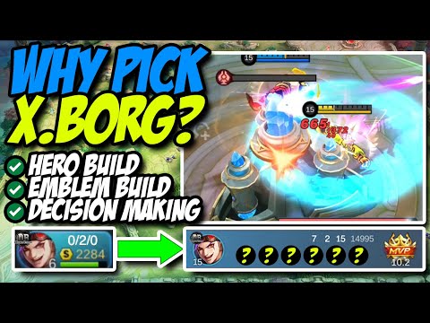 XBORG ITEM BUILD, DECISION MAKING, AND TUTORIAL || MOBILE LEGENDS RANKED GAME GUIDE