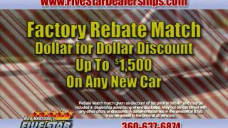 Christmas Bonus! Five Star Ford, Dodge, Chrysler, Jeep, Lincoln, Aberdeen Washington