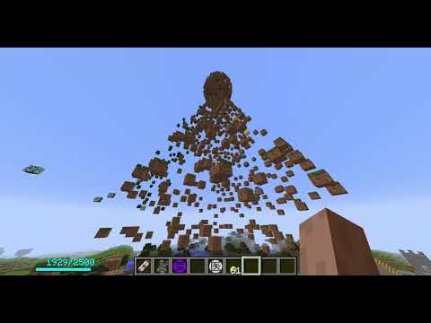 Chibaku Tensei and Tengai Shinsei in Minecraft