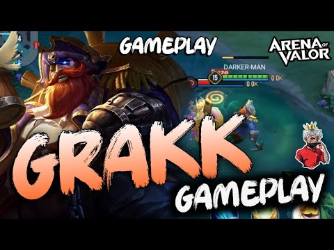 Aov best Tank - Grakk || Grakk gameplay and tutorial || Arena of Valor #aov