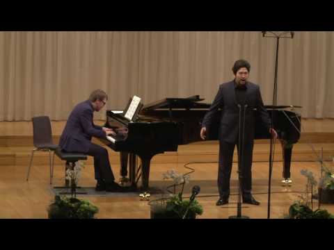 Sol Jin, baritone: Ich grolle nicht (Heine), Schumann