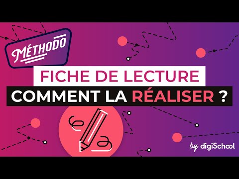 comment construire une fiche de lecture