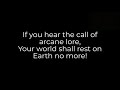 Nightwish Wishmaster Lyrics