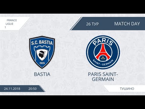 AFL18. France. Ligue 1. Day 26. Bastia - Paris Saint Germain.