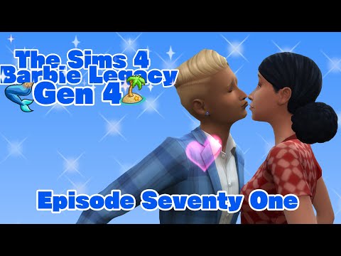 Caspian's First Romantic Date! Sims 4 Barbie Legacy Episode Seventy One