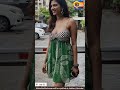 Malayalam Tamil And Hindi Films Actress MalavikaMohanan Spotted At Andheri Mumbai