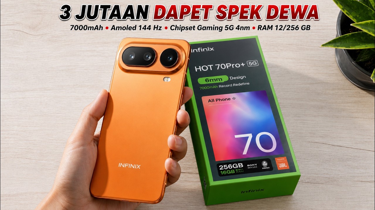NAIK LEVEL BANGET‼️INFINIX HOT 70 PRO+ 5G BAWA UPGRADE YANG GAK MAIN2