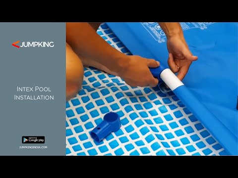 Intex Rectangular Prefab Ready-made swimming Pool installation