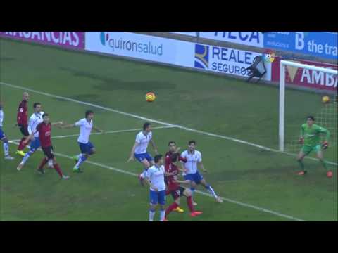 Resumen de Real Zaragoza (1-2) CD Mirandés