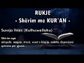 RUKJE, Sherim me KURAN | Sureja Ihlas (Kulhuwallahu) - Adem Ramadani