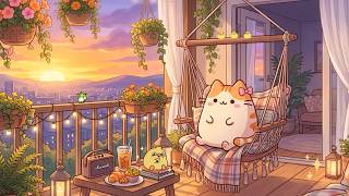 Pusheen's Sunset Balcony 🌅 Chill Lofi Beats for Relaxing & Peaceful Evenings 🌿 Cozy City Ambience MQDEFAULT Thumbnail