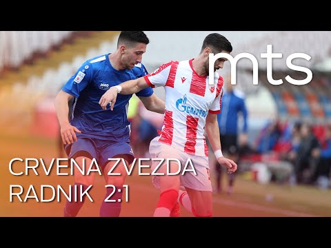 Kup Srbije FK Crvena zvezda FK Radnik 2:1, polufinale, sezona 2020/21