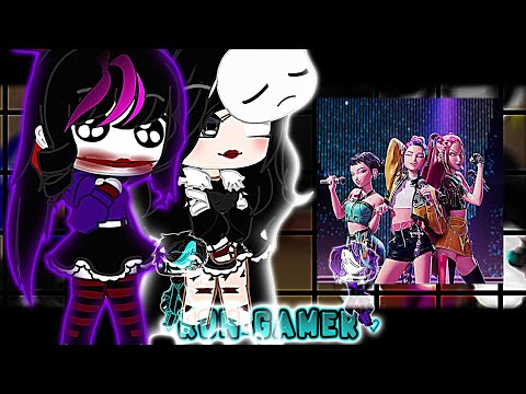 🩸🌸°•Creepypastas reaccionan a HUNTRIX•°parte 1//RON_GAMER💙✨️