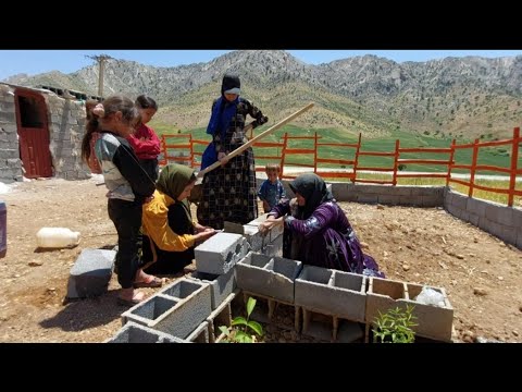Nomadic Life: Painting the Fence 🎨 | Laying Foundations for a Summer Shade 🌞