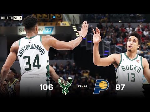 Game Highlights: Bucks 106 - Pacers 97 | 2.13.19