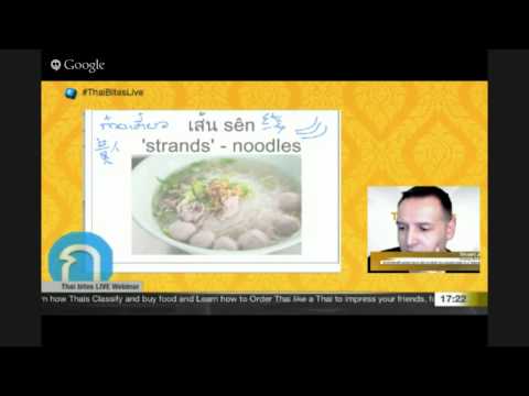 ThaiBites LIVE Webinar - Eating Thai Style .. Don't FORK it up! with Stu Jay Raj