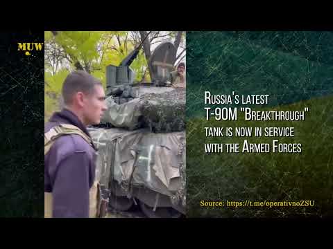 Russia's latest T 90M Breakthrough tank is now in service with the Armed Forces