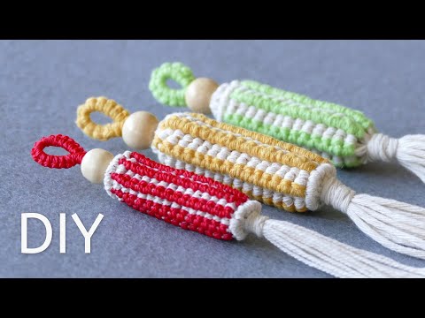 DIY MACRAME KEYCHAINS Patterns for Beginners and Beyond