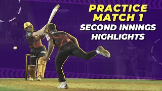 KKR Practice Match I - Second Innings - Team Purple chasing 205