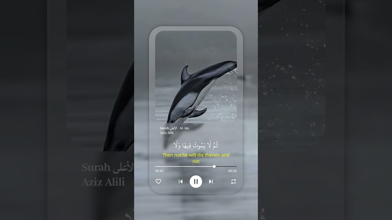 Surah Al-A‘la (سورة الأعلى) | Heart Touching Recitation with English Subtitles