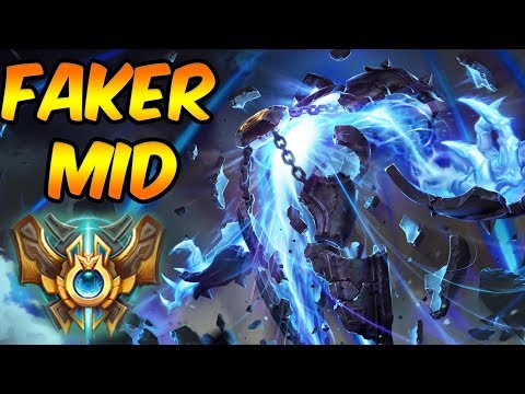 Faker Xerath Gameplay - Challenger Elo - Patch 8
