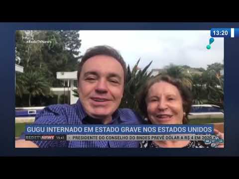 O DIA NEWS 22 11 2019  Gugu internado em estado grave nos Estados Unidos