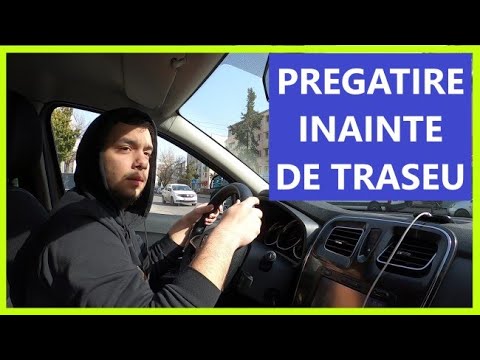 Pregatire inainte de examen la scoala de soferi cu instructorul auto