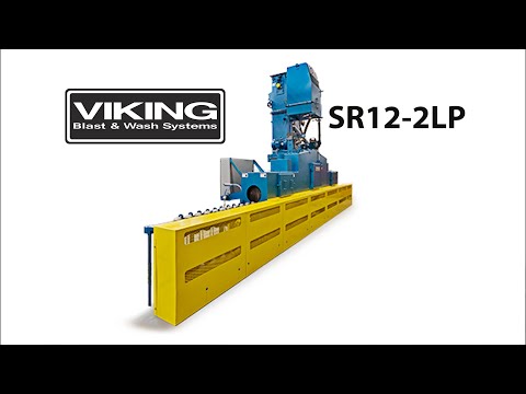 SR12-2LP skew roll shot blast machine