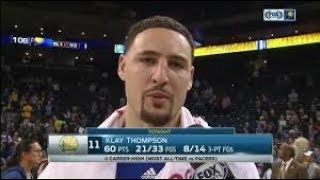 Klay Thompson 60 Pts in 29 Min! Full Career High Highlights vs Pacers