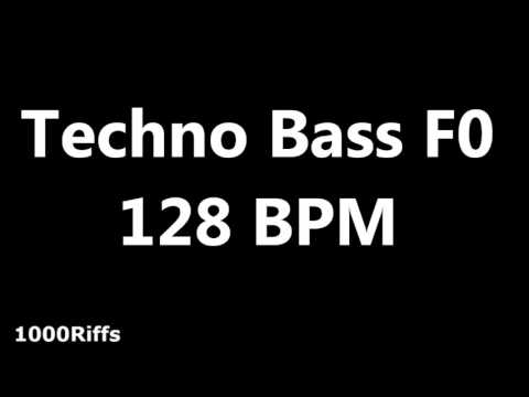 Techno Bass Metronome F0 : 128 BPM : Beats Per Minute
