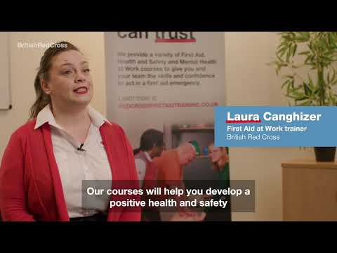 What courses does British Red Cross offer 