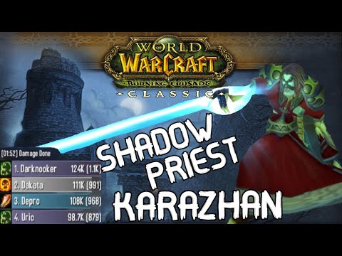 Shadow is SO FUN in Raid | Karazhan Priest DPS PoV | WoW TBC Classic