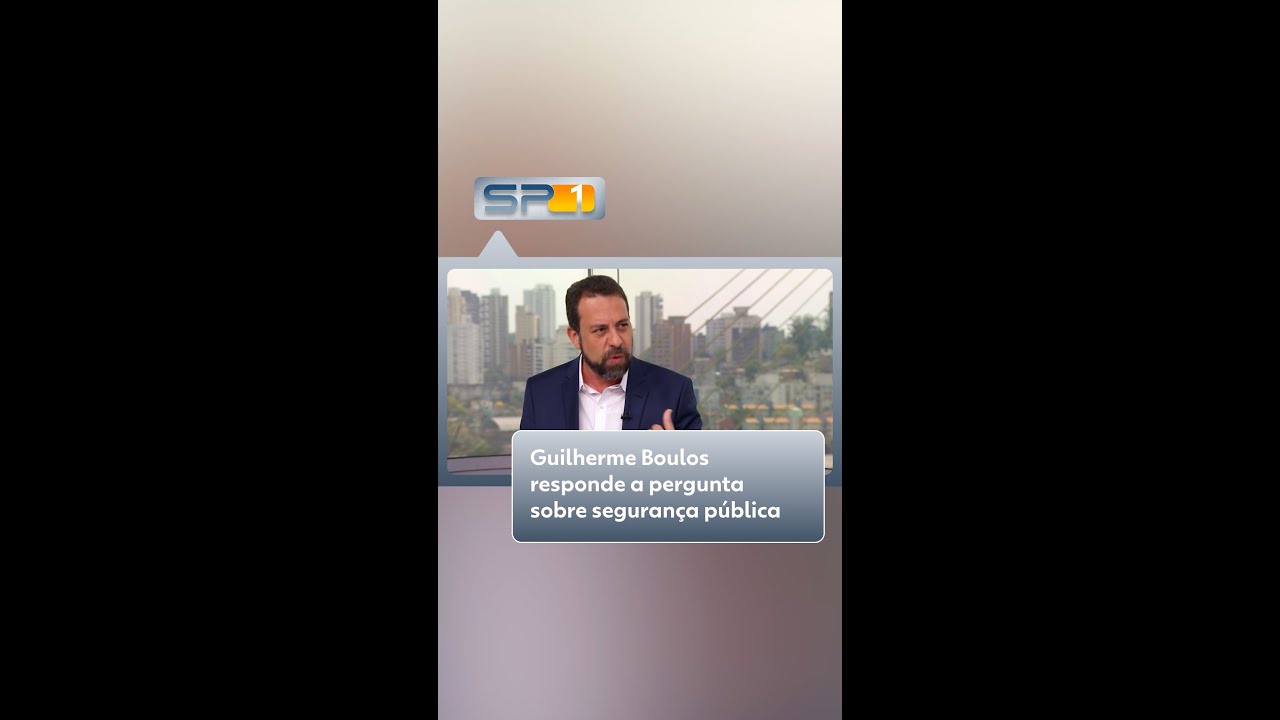 Guilherme Boulos responde a pergunta sobre segurança pública | Eleições municipais