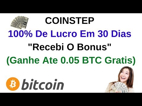 COINSTEP - 100% De Lucro Em 30 Dias "Recebi O Bonus" (Ganhe Ate 0.05 BTC Gratis)