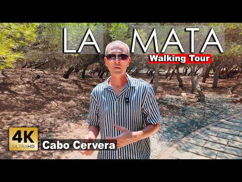 Cabo Cervera area in La Mata 2025 - Torrevieja, Spain | Costa Blanca - Walking tour [4k 60fps]