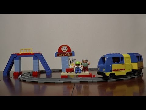 LEGO DUPLO 5608 POCIĄG DUPLO - ZESTAW POCZĄTKOWY - część 2 - unboxing rozpakowanie