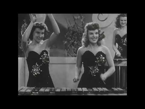 Soundie - Reg Kehoe and his Marimba Queens (ca. 1940s) - A.I.-Restored  – [ 4K60FPS ]