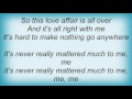 Robert Cray - Never Mattered Much Lyrics