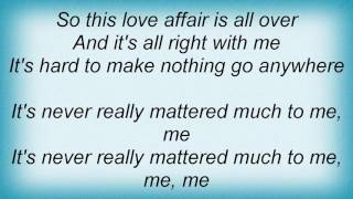 Robert Cray - Never Mattered Much Lyrics
