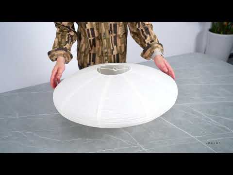How To Install Rice Paper 15A Pendant Light