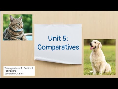 Unit 5: Are cats cuter than dogs?