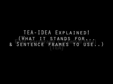 English Language Arts (ELA) Common Core Regents - Part 3 Text Analysis Structure TEA IDEA Explained
