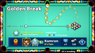 8 Ball Pool - Golden Break + Top#1 in Diamond Leag
