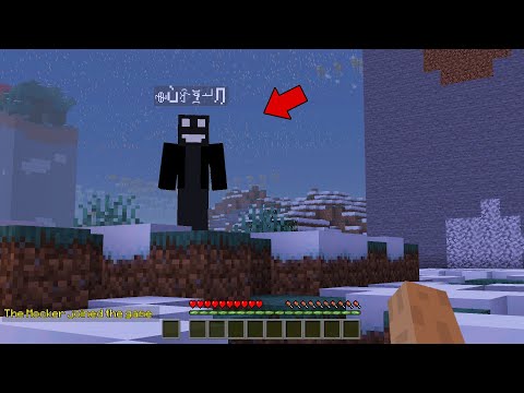 😱 Scary player The Mocker scared me on this Minecraft server
