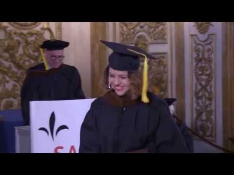 Awarding of Degrees - SACI MFA Commencement - April 2016 (Part 7/7)