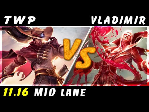 TheWanderingPro - Yasuo vs Vladimir MID Patch 11.16 - Yasuo Gameplay